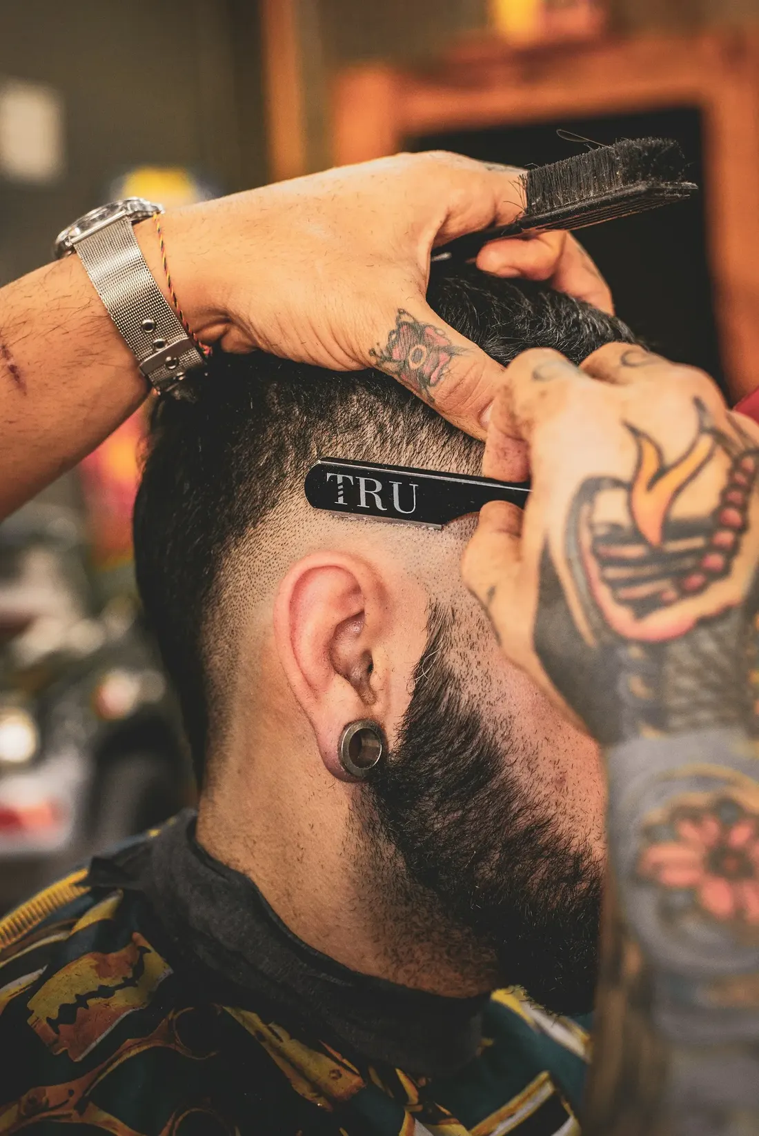 Skin fade + beard